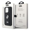 Karl Lagerfeld KLHCP14LGSAKCPK iPhone 14 Pro 6.1" czarny/black hardcase Gripstand Saffiano Karl&Choupette Pins