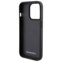 Mercedes MEHCP15L8ROLK iPhone 15 Pro 6.1" czarny/black hardcase Leather Wave Patern