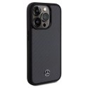 Mercedes MEHCP15LRCABK iPhone 15 Pro 6.1" czarny/black hardcase Carbon Fiber Dynamic