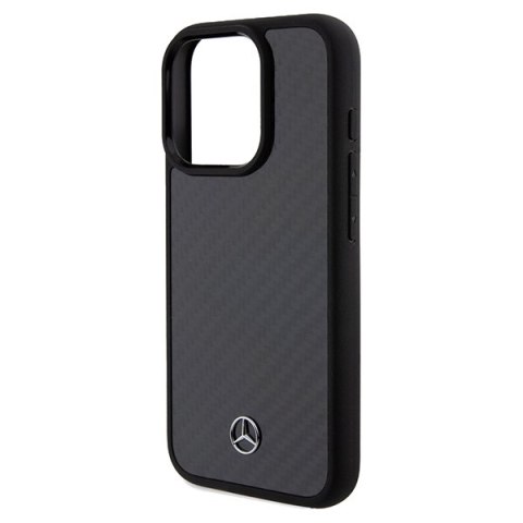 Mercedes MEHCP15LRCABK iPhone 15 Pro 6.1" czarny/black hardcase Carbon Fiber Dynamic