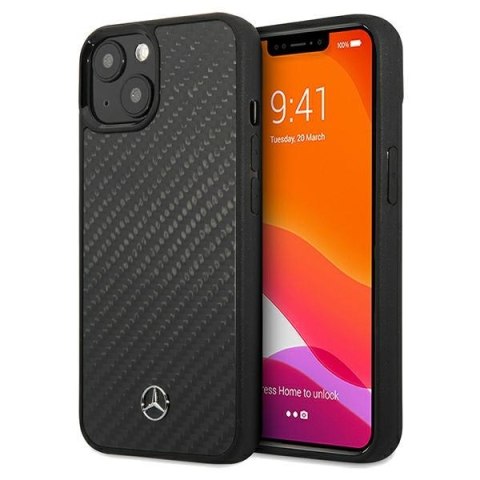 Mercedes MEHCP15SRCABK iPhone 15 6.1" czarny/black hardcase Carbon Fiber Dynamic