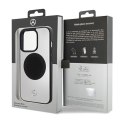 Mercedes MEHMP15X23ACMS iPhone 15 Pro Max 6.7" srebrny/silver hardcase Leather&Alu MagSafe
