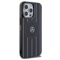 Mercedes MEHMP15X23HRSK iPhone 15 Pro Max 6.7" czarny/black hardcase Double Layer Crossed Lines MagSafe