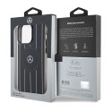 Mercedes MEHMP15X23HRSK iPhone 15 Pro Max 6.7" czarny/black hardcase Double Layer Crossed Lines MagSafe