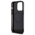 Mercedes MEHMP15L23HRSK iPhone 15 Pro 6.1" czarny/black hardcase Double Layer Crossed Lines MagSafe