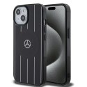 Mercedes MEHMP15S23HRSK iPhone 15 6.1" czarny/black hardcase Double Layer Crossed Lines MagSafe