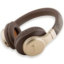 Guess słuchawki nauszne Bluetooth GUBH604GEMW brązowy/brown 4G Script