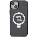 Karl Lagerfeld KLHMP15MHMRSKHK iPhone 15 Plus 6.7" czarny/black hardcase Ring Stand Karl Head MagSafe