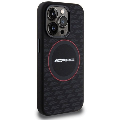 AMG AMHMP15X23SMRK iPhone 15 Pro Max 6.7" czarny/black hardcase Silicone Carbon Pattern MagSafe
