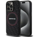 AMG AMHMP15L23SMRK iPhone 15 Pro 6.1" czarny/black hardcase Silicone Carbon Pattern MagSafe