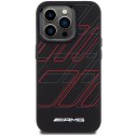 AMG AMHMP15L23SSPK iPhone 15 Pro 6.1" czarny/black hardcase Silicone Large Rhombuses Pattern MagSafe