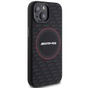 AMG AMHMP15S23SMRK iPhone 15 / 14 / 13 6.1" czarny/black hardcase Silicone Carbon Pattern MagSafe