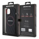 AMG AMHMP15S23SMRK iPhone 15 / 14 / 13 6.1" czarny/black hardcase Silicone Carbon Pattern MagSafe