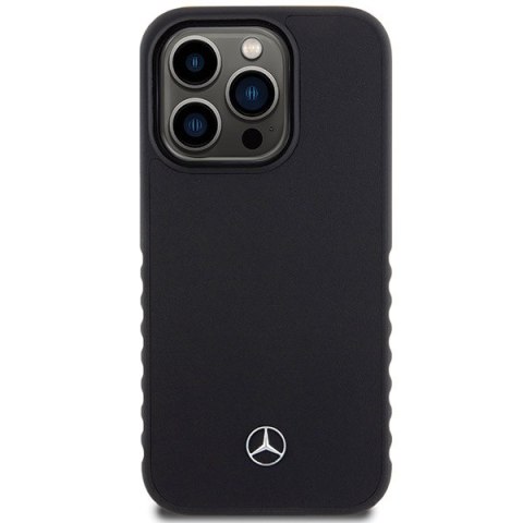 Mercedes MEHCP15X23RCFK iPhone 15 Pro Max 6.7" czarny/black hardcase Smooth Leather