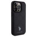 US Polo USHCP15XPYOK iPhone 15 Pro Max 6.7" czarny/black Yoke Pattern