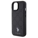 US Polo USHCP15SPYOK iPhone 15 / 14 / 13 6.1" czarny/black Yoke Pattern