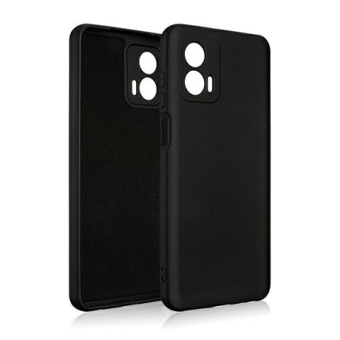 Beline Etui Silicone Motorola MOTO G73 czarny/black