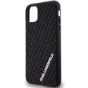 Karl Lagerfeld KLHCN613DMKRLK iPhone 11 / Xr 6.1" czarny/black hardcase 3D Rubber Multi Logo