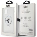 Karl Lagerfeld KLHMN61HMRSKCH iPhone 11 / Xr 6.1" bialy/white hardcase Ring Stand Karl&Choupettte MagSafe