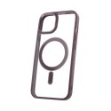 Nakładka Satin Clear Mag do iPhone 12 / 12 Pro 6,1" fioletowa