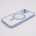 Nakładka Satin Clear Mag do iPhone 13 Pro Max 6,7" niebieska
