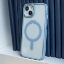 Nakładka Satin Clear Mag do iPhone 14 Pro 6,1" niebieska