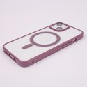 Nakładka Satin Clear Mag do iPhone 15 6,1" fioletowa