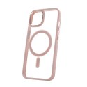Nakładka Satin Clear Mag do iPhone 15 Plus 6,7" różowa