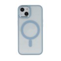 Nakładka Satin Clear Mag do iPhone 15 Pro Max 6,7" niebieska