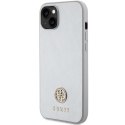 Guess GUHCP15SPS4DGPS iPhone 15 6.1" srebrny/silver hardcase Strass Metal Logo