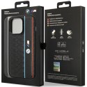 BMW BMHCP14X22PGVK iPhone 14 Pro Max 6.7" czarny/black hardcase M Edition Hexo Pattern