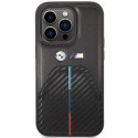 BMW BMHCP14L22NSTB iPhone 14 Pro 6.1" czarny/black Stamped Tricolor Stripe