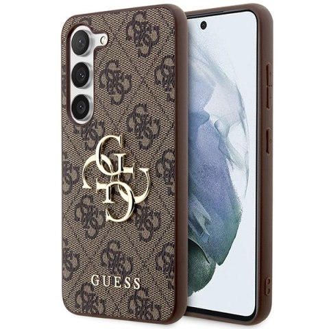 Guess GUHCS23FE4GMGBR S23 FE S711 brązowy/brown hardcase 4G Big Metal Logo