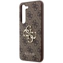 Guess GUHCS23FE4GMGBR S23 FE S711 brązowy/brown hardcase 4G Big Metal Logo