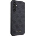 Guess GUHCS23FEG4GFGR S23 FE S711 szary/grey hardcase 4G Metal Gold Logo