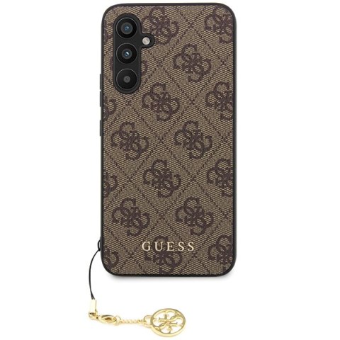 Guess GUHCS23FEGF4GBR S23 FE S711 brązowy/brown hardcase 4G Charms Collection