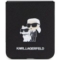 Karl Lagerfeld nakładka do Samsung Galaxy Z Flip 5 KLHCZF5SAKCNPK KARL czarna HC SAFFIANO K&C PIN