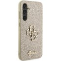 Guess GUHCS23FEHG4SGD S23 FE S711 złoty/gold hardcase Glitter Script Big 4G