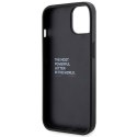 Etui BMW BMHCP15S22GSLK iPhone 15 6.1" czarny/black hardcase Grip Hot Stamp