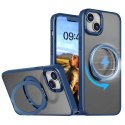 Nakładka Mag Ring Rotating do iPhone 15 Pro 6,1" granatowy