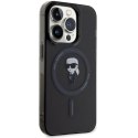 Karl Lagerfeld nakładka do iPhone 14 Pro Max 6,7" KLHMP14XHFCKNOK czarna HC MAGSAFE IML IKONIK