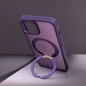 Nakładka Mag Ring Rotating do iPhone 12 / 12 Pro 6,1" fioletowy
