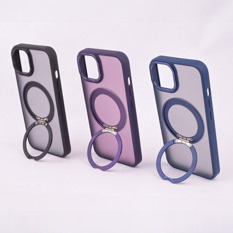 Nakładka Mag Ring Rotating do iPhone 14 Pro 6,1" granatowy