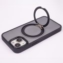 Nakładka Mag Ring Rotating do iPhone 12 / 12 Pro 6,1" czarny