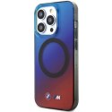 BMW BMHMP15LHTTG iPhone 15 Pro 6.1" czerwono-niebieski/red blue hardcase M Gradient MagSafe