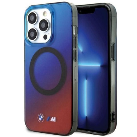 BMW BMHMP15XHTTG iPhone 15 Pro Max 6.7" czerwono-niebieski/red blue hardcase M Gradient MagSafe