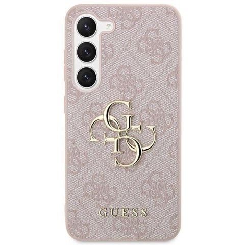 Guess GUHCS24M4GMGPI S24+ S926 różowy/pink hardcase 4G Big Metal Logo