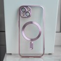 Nakładka Color Chrome Mag do iPhone 11 różowo-złota