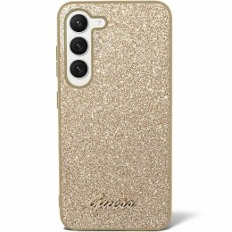 Guess GUHCS24LHGGSHD S24 Ultra S928 złoty/gold hardcase Glitter Script