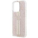 Guess GUHCP14XH4PSEGP iPhone 14 Pro Max 6.7" różowy/pink hardcase IML 4G Gold Stripe